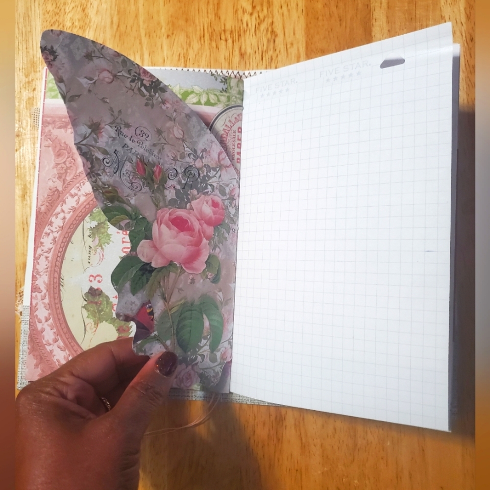 🙏 HAND CRAFTED Junk journal scrapbook photo album notebook journal - Picture 10 of 11
